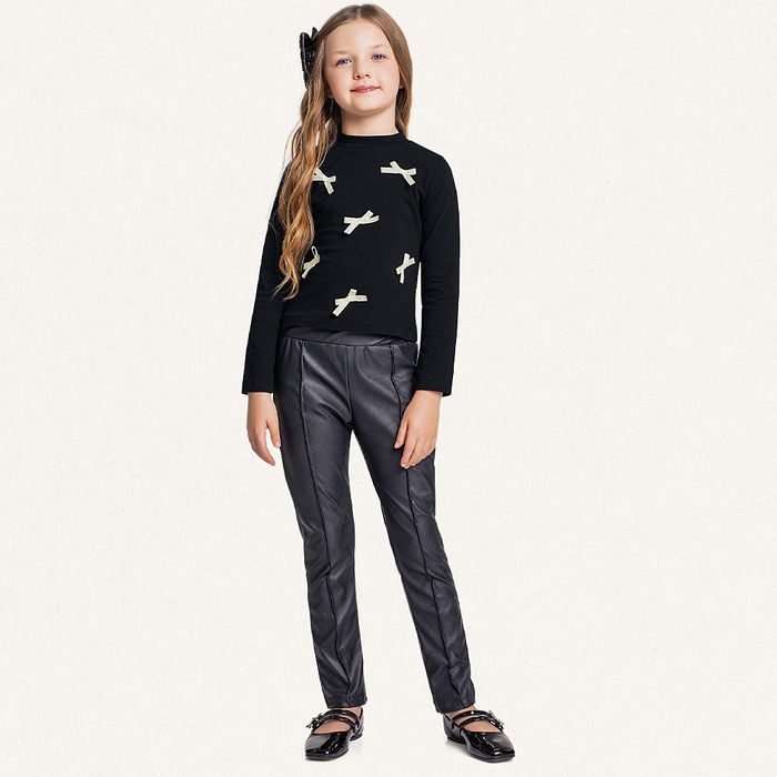 Legging em tecido PU