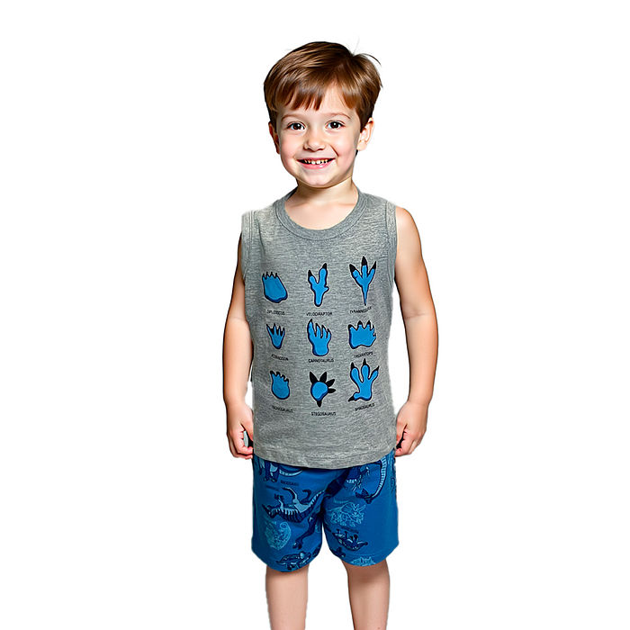 Conjunto Regata/Bermuda Dino