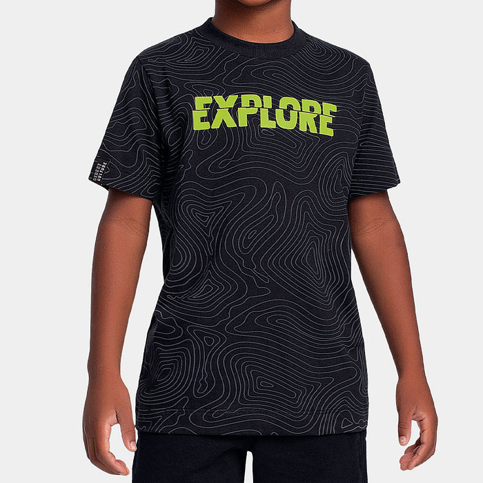 Camiseta explore em meia malha