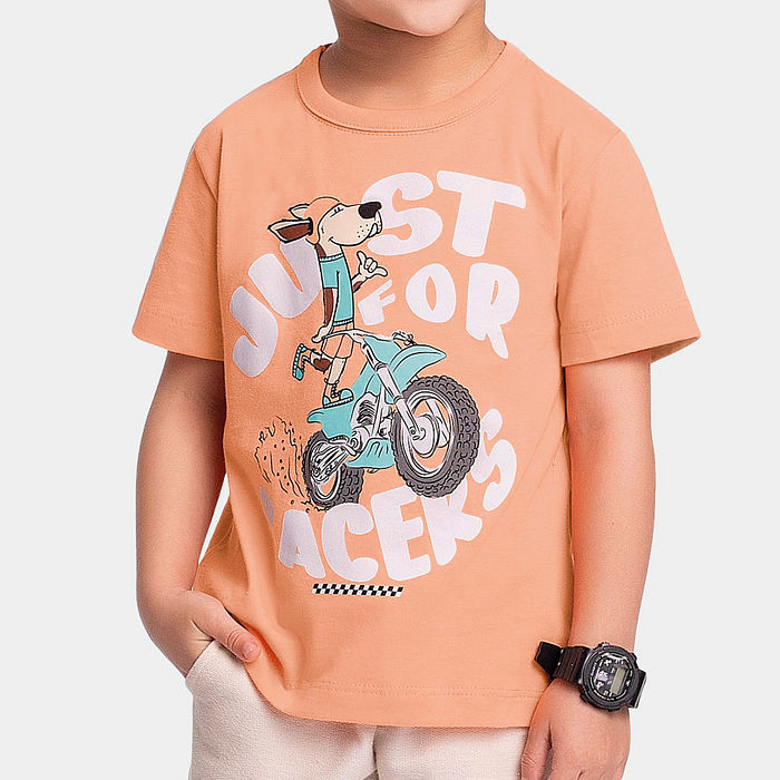 Camiseta com estampa de cachorro