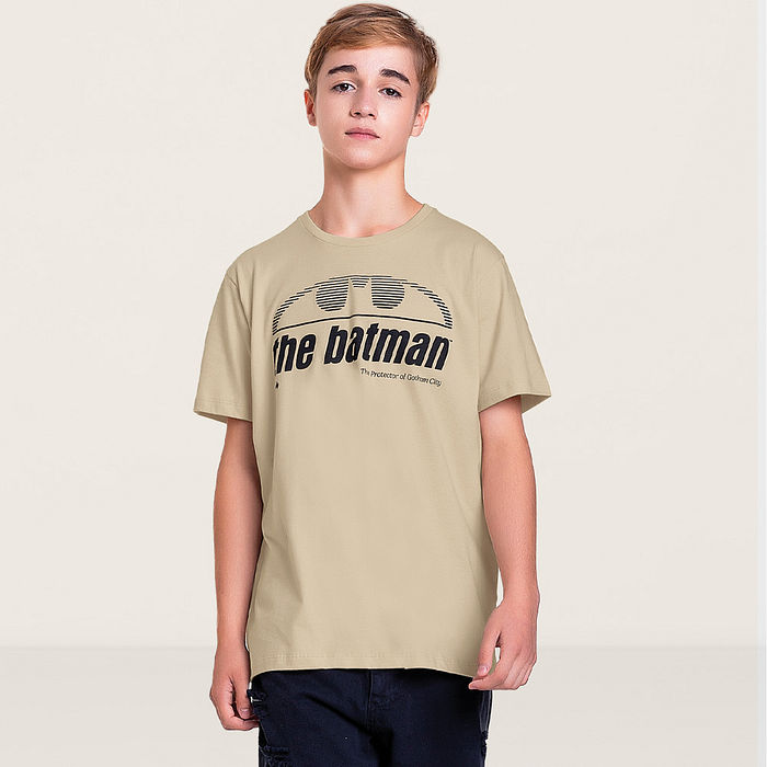 Camiseta meia malha batman