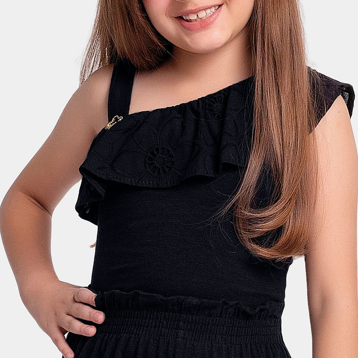 Conjunto regata e short com babado