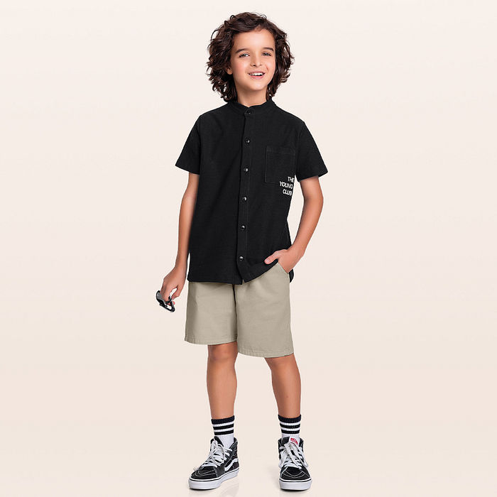 Conjunto camiseta e bermuda the young club