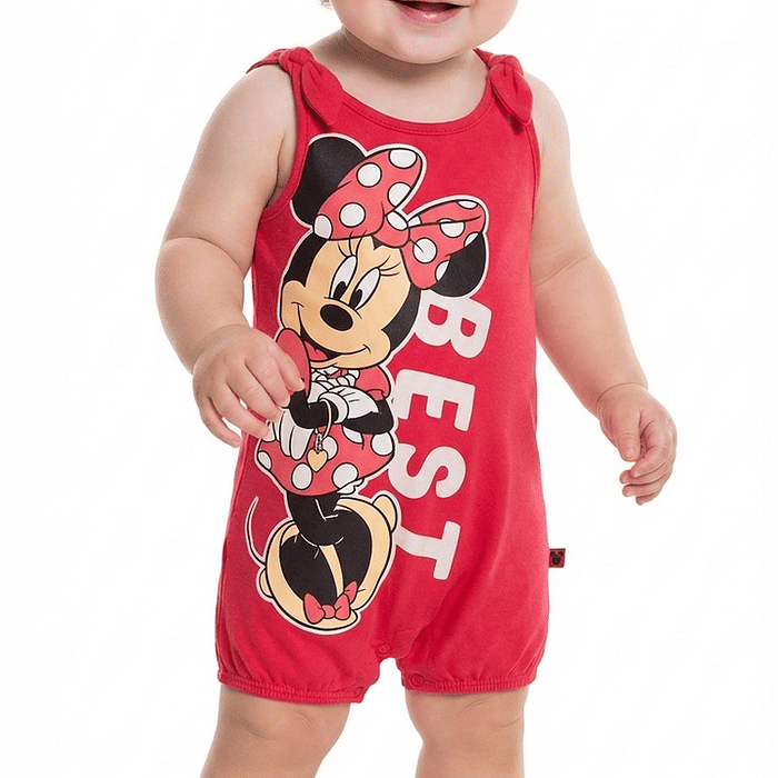 Macacão em meia malha minnie