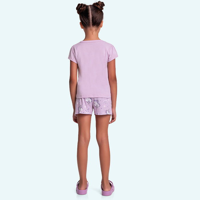 Conjunto pijama blusa e short magic