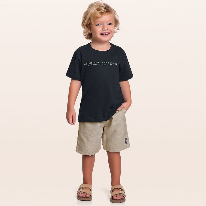 Bermuda em tecido eco lili