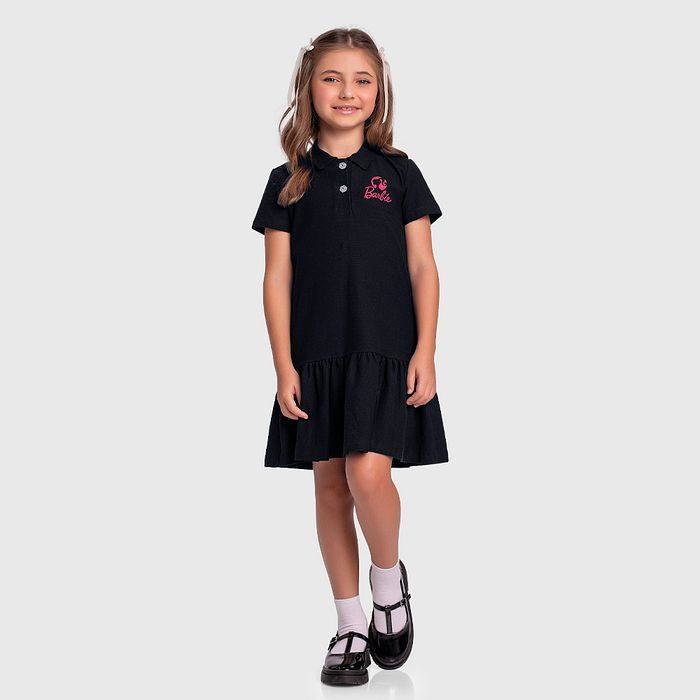 Vestido polo em malha florence Barbie