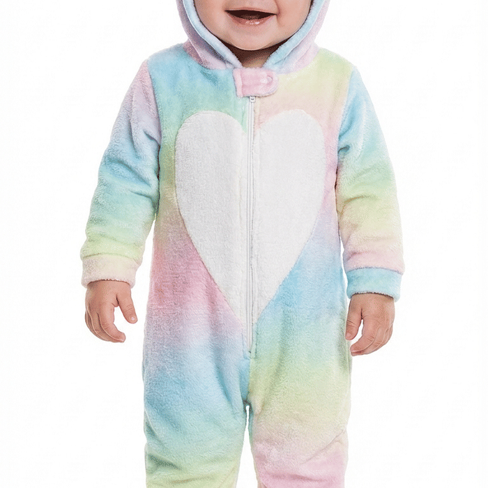 Kigurumi unicórnio em fleece