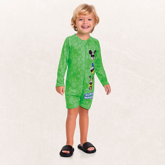 Macacão praia mickey