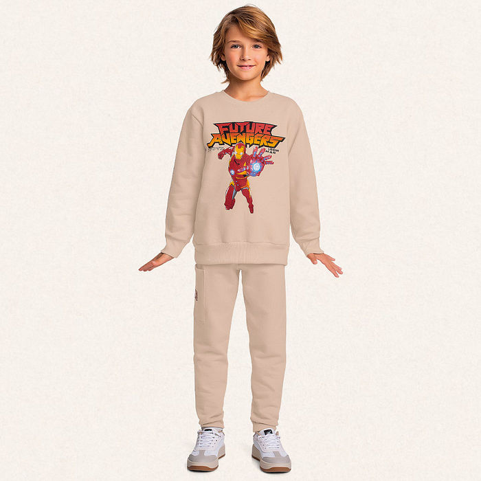 Conjunto blusão e calça em moletom Future Avengers