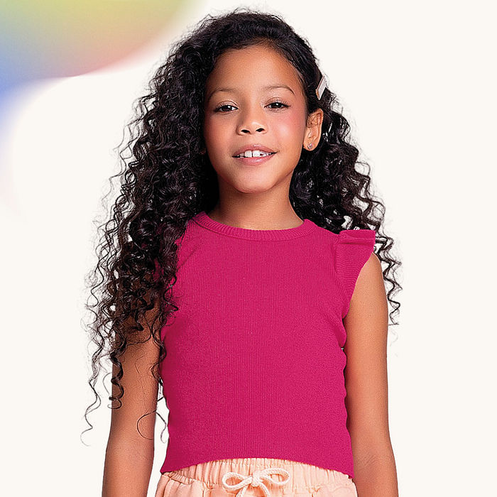 Blusa com detalhe na manga em tricot