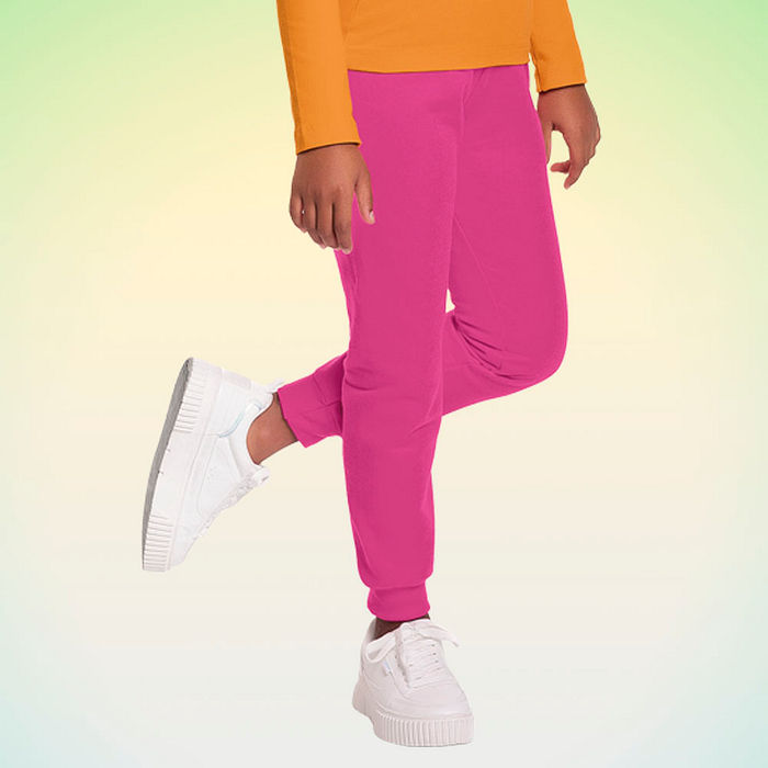 Calça em moletom com punho