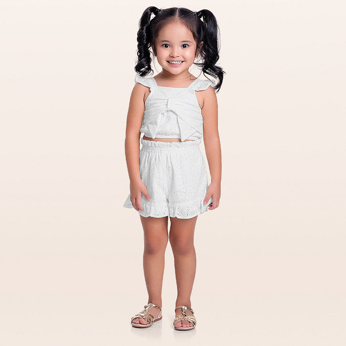 Regata em laise laço