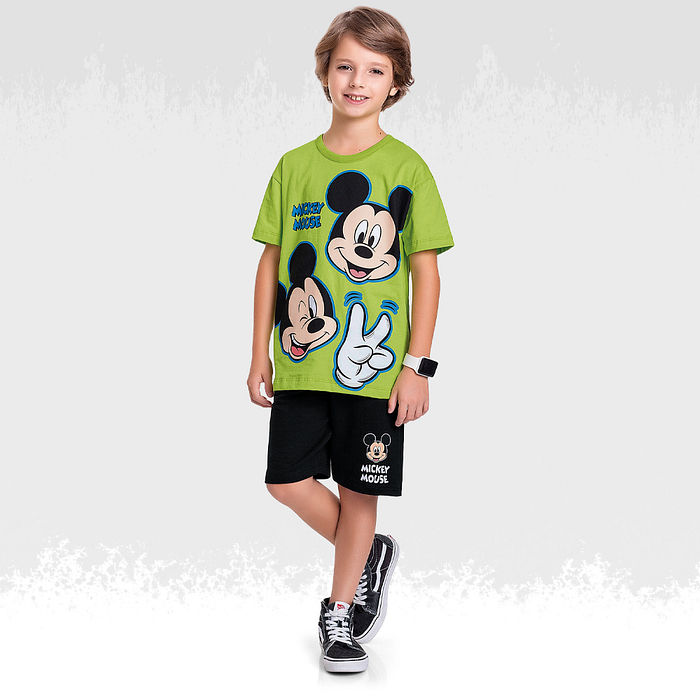 Blusa em meia malha minnie mouse