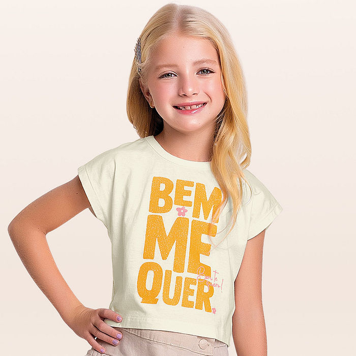 Blusa em meia malha bem me quer