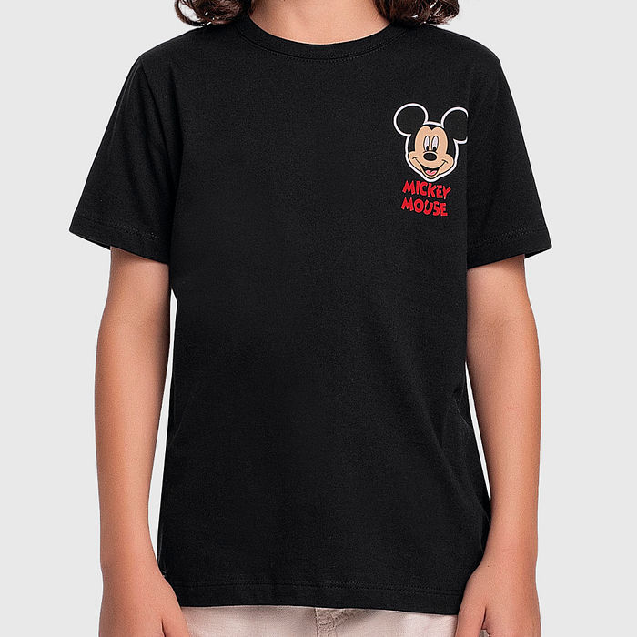 Camiseta do Mickey Mouse em meia malha