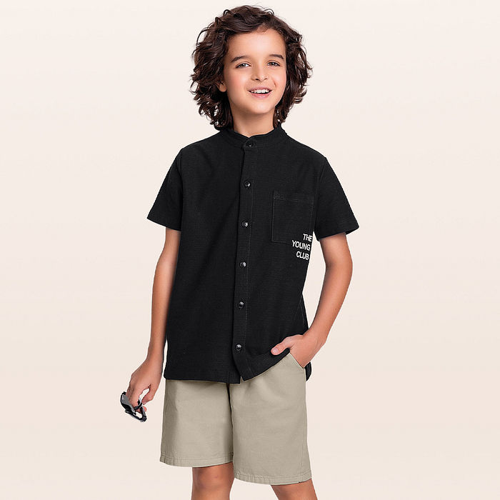 Conjunto camiseta e bermuda the young club