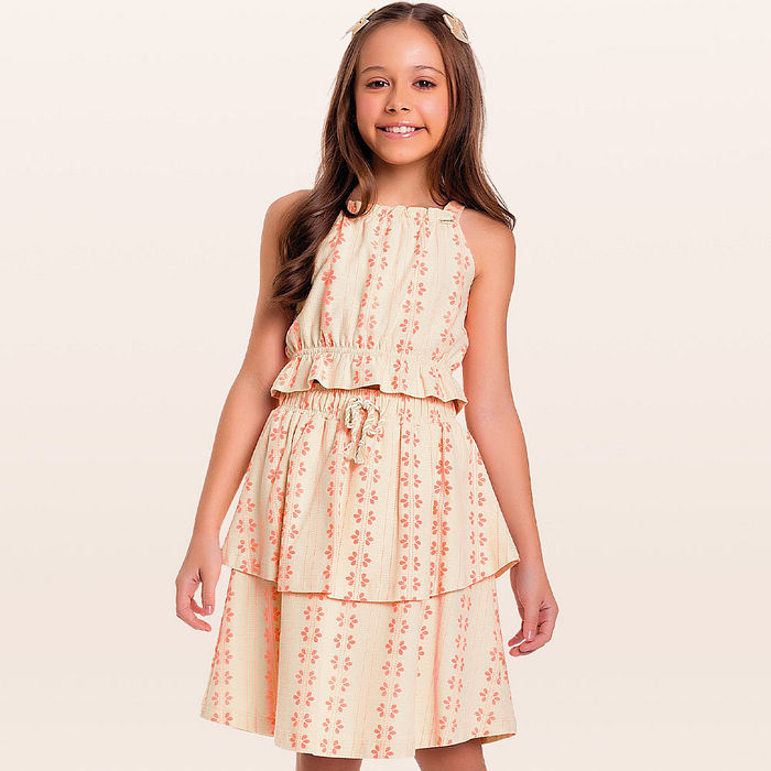 Conjunto regata e saia campestre