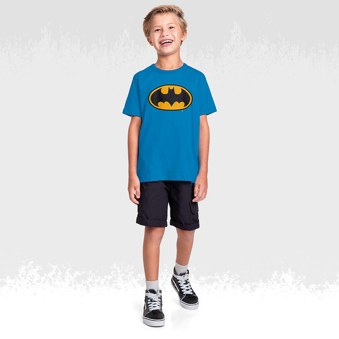 Camiseta batman meia malha