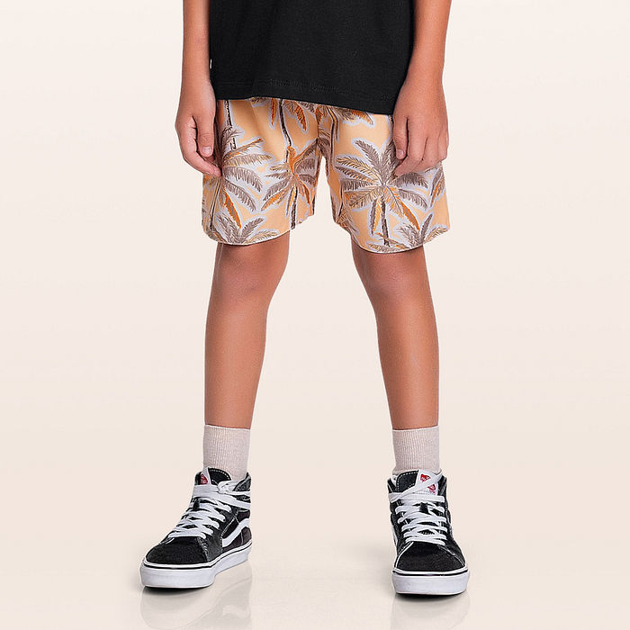 Bermuda em microfibra tropical