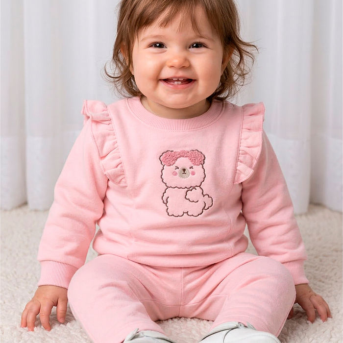 Conjunto blusão e calça moletom