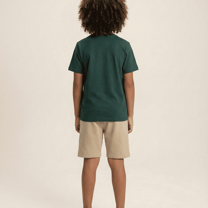 Conjunto camiseta e bermuda Safari