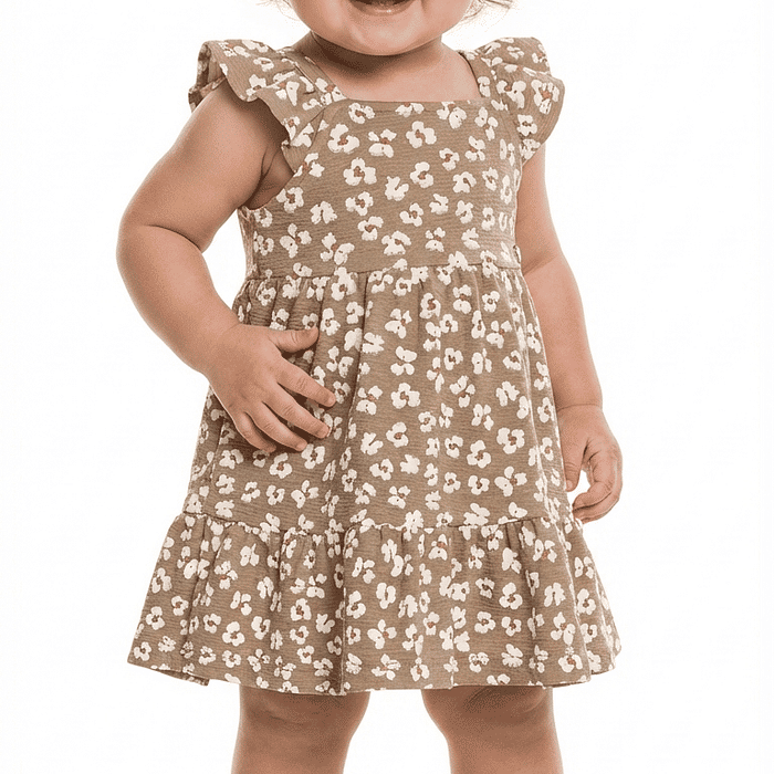 Vestido em malha florence animal print