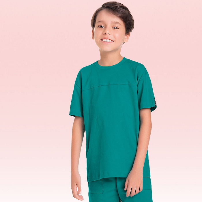 Camiseta em meia malha