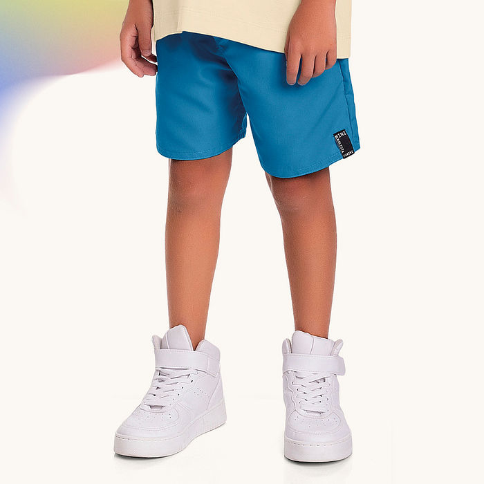 Bermuda em microfibra com bolso