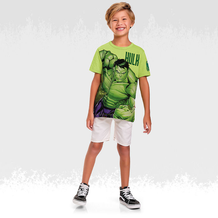 Camiseta Anvengers em meia malha