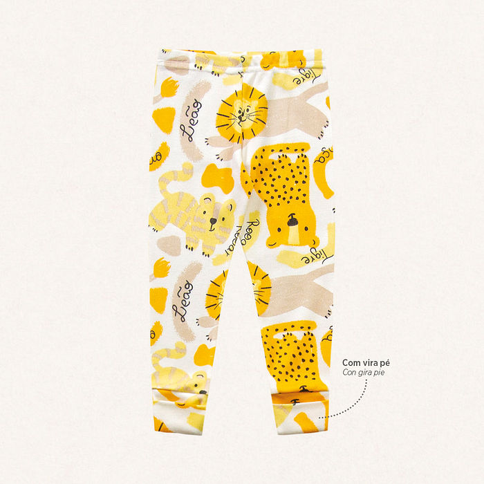 Calça em suedine bichinhos