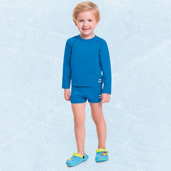 Sunga boxer com forro em cotton poliéster