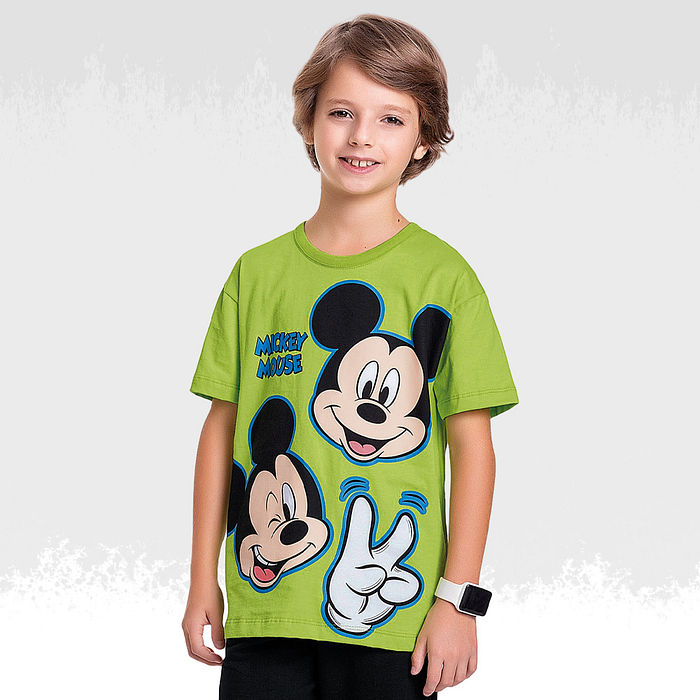 Blusa em meia malha minnie mouse
