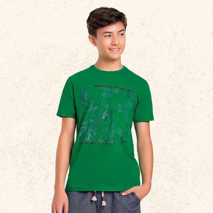 Camiseta em meia malha