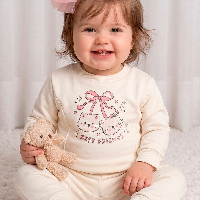 Conjunto blusão e calça moletom