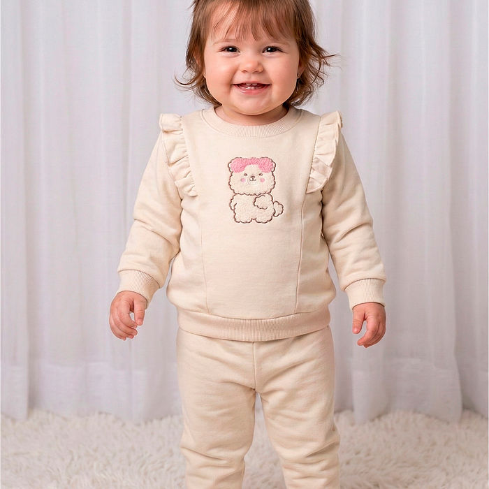 Conjunto blusão e calça moletom