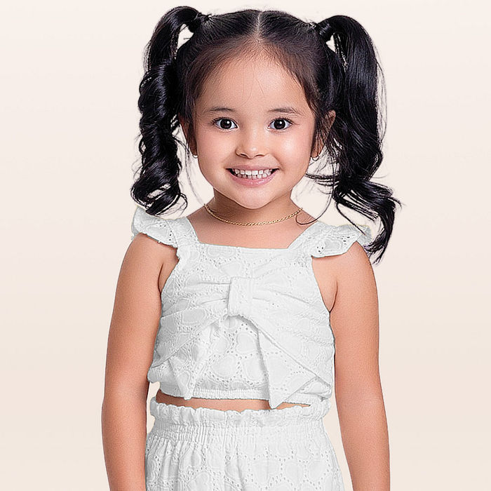 Regata em laise laço