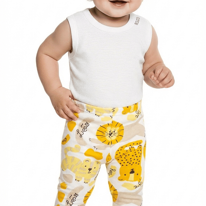 Calça em suedine bichinhos