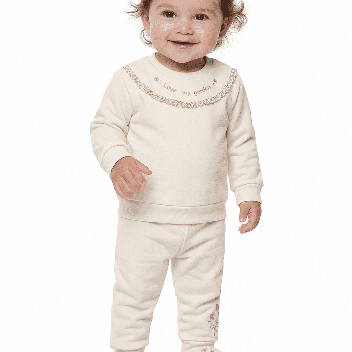 Conjunto blusão e calça moletom