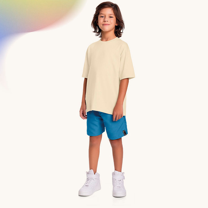 Bermuda em microfibra com bolso