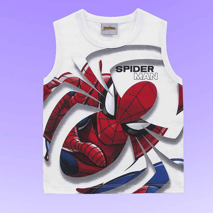 Regata em meia malha Homem-aranha