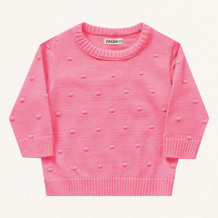 Casaco fechado em tricot