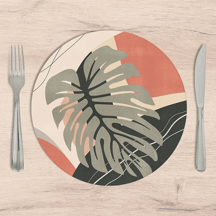 Kit: 4 Capas de SOUSPLAT Redondo Green Call - 35x35 