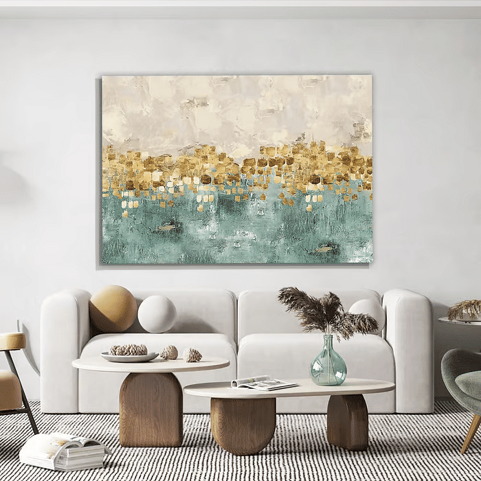 Tela Decorativa Grande Coin 