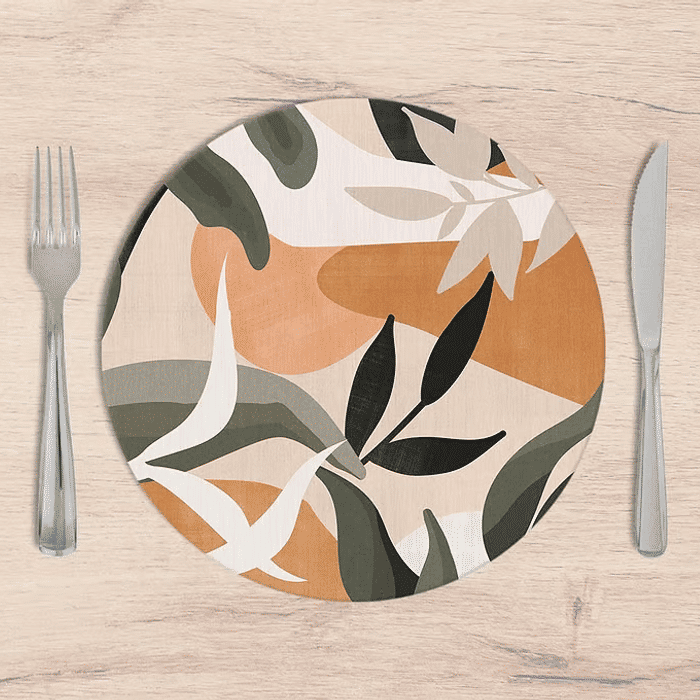 Kit: 4 Capas de Sousplat Redondo Neo Island