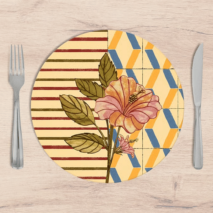 Kit: 4 Capas de SOUSPLAT Redondo Kira - 35x35 -