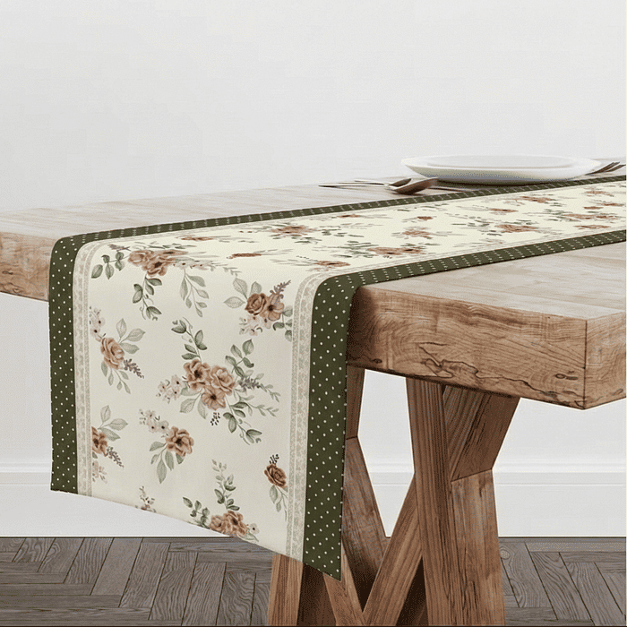 Trilho de Mesa Caminho de Mesa Versalhes Verde