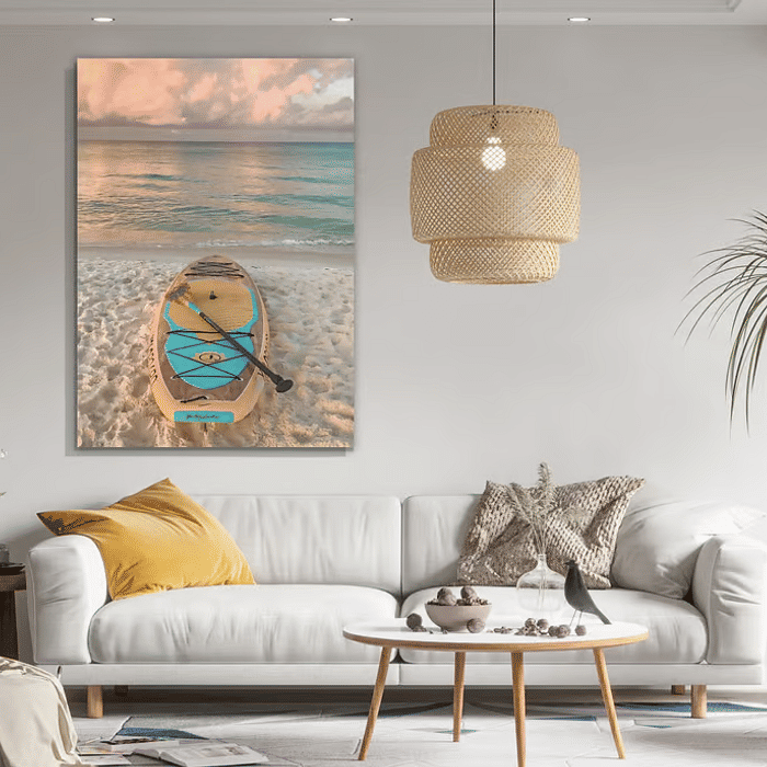 Tela Decorativa Grande Surfing