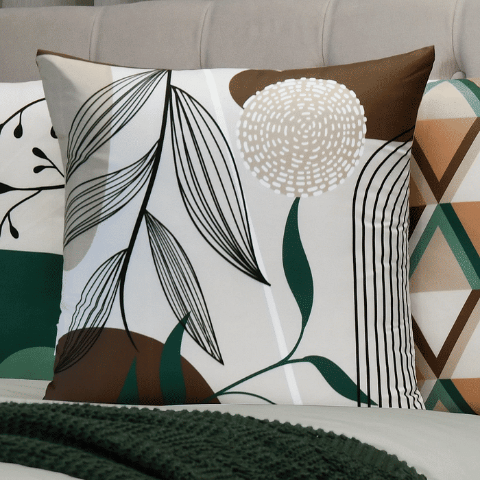 Kit: 4 Capas de Almofada Decorativas Ana Verde