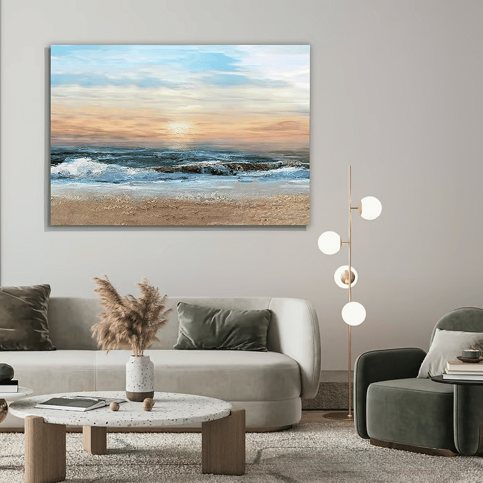 Tela Decorativa Grande Sea 